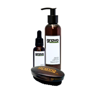 zestaw gravo everwood olejek, szampon i szczotka